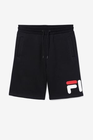 FILA Furzer Shorts Black / White / Red,Mens Clothing | CA.LVZPFB973